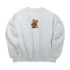 Kおばさんのはろ〜！ちゃうちゃう Big Crew Neck Sweatshirt