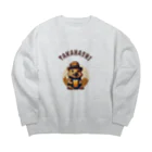 たかはしさんのクアッカ高橋 Big Crew Neck Sweatshirt