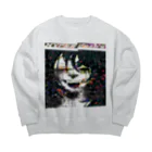 GYOUZA DESIGN INITIATIVEのHYPER desire 002 girl Big Crew Neck Sweatshirt