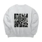 Kenneth Kondovicのジオメトリックハーモニー Big Crew Neck Sweatshirt