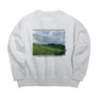 ぼちこの店の菊川深蒸し茶の里 Big Crew Neck Sweatshirt