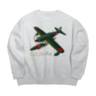 NYAO_AVIATIONの川西　強風 11型 水上戦闘機 （N1K1） Big Crew Neck Sweatshirt