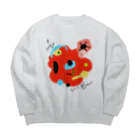 PICASAのさようなら Big Crew Neck Sweatshirt