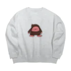 もふもふ堂のビッグフット Big Crew Neck Sweatshirt