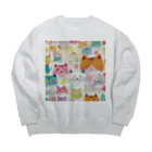 F2 Cat Design Shopのbeloved cats 002 ビッグシルエットスウェット