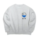 いっぷく処 てんてんの米命 Big Crew Neck Sweatshirt