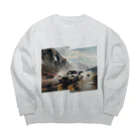 MistyStarkのラリー Big Crew Neck Sweatshirt