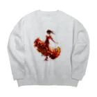 MistyStarkのフラメンコダンサー Big Crew Neck Sweatshirt