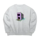 Buildingsの廃墟 13 Big Crew Neck Sweatshirt