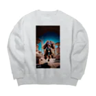 Safari8のSafari8 IWS00012 Big Crew Neck Sweatshirt