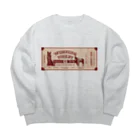 Loveuma. official shopのGodspeed! Winning Ticket by AERU Big Crew Neck Sweatshirt