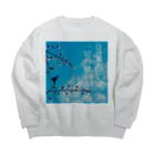 （株）アムロエイジ®の自分を信じて、一切の疑いもなく Big Crew Neck Sweatshirt