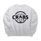 MatrixSphereのCRABBY CRABS CLUB シンプルロゴ Big Crew Neck Sweatshirt