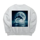 春薫杜のドルフィン Big Crew Neck Sweatshirt