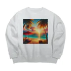 keystoneのAt the beach Big Crew Neck Sweatshirt