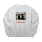 犬ｽｷによる犬ｽｷの為のお店の義母さんの大好きな愛犬 Big Crew Neck Sweatshirt