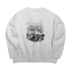 すずの工場都市 Big Crew Neck Sweatshirt