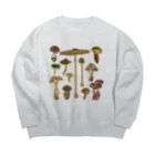 ひねもす屋　2号店のきのこ図鑑 Big Crew Neck Sweatshirt