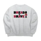 キッズモード某のパンと衛兵とロゴ Big Crew Neck Sweatshirt