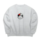 はんど部 by マイの体操帽子くん Big Crew Neck Sweatshirt