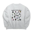 nachau7のなんだか冒険隊 Big Crew Neck Sweatshirt