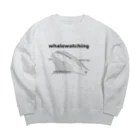 ぽぽこの箱のwhalewatching Big Crew Neck Sweatshirt