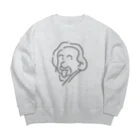 Aliviostaの理論 物理学者 イラスト #2 Big Crew Neck Sweatshirt