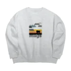 mugsの大平原のゾウ Big Crew Neck Sweatshirt