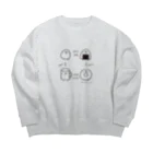 ひよこのもり工房のひよこさんトポロジー Big Crew Neck Sweatshirt