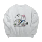 なごちゃんの宇出津ねこ〜あばれ祭り〜 Big Crew Neck Sweatshirt