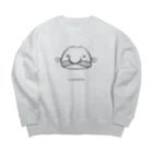 ハルカゼデザインのニュウドウカジカ Big Crew Neck Sweatshirt