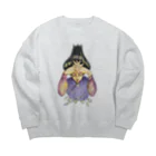 Runartworksの射精 Big Crew Neck Sweatshirt