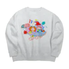 ちくわ屋さんのONSEN Big Crew Neck Sweatshirt