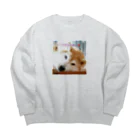 Ikue  Kawafuchiのジョン太郎のお願いシリーズ Big Crew Neck Sweatshirt