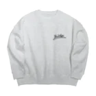 Zoltax.のTegaki logo Big Crew Neck Sweatshirt