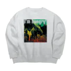 Drecome_Designのおなかすいたぞう Big Crew Neck Sweatshirt