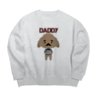 トイプードルのお爺さんのOmoimi'S  「PAPAmoi」 Big Crew Neck Sweatshirt