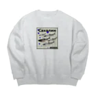 G-HERRINGのニシン！（HERRING；サハリン）あらゆる生命たちへ感謝をささげます。 Big Crew Neck Sweatshirt