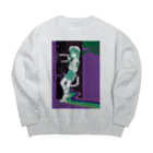 Rhinocerosの花の珊瑚礁 Big Crew Neck Sweatshirt