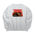 87年1月1日のバグってる那覇空港 Big Crew Neck Sweatshirt