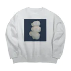 momo sasanoiのwork progress 頭3個 Big Crew Neck Sweatshirt