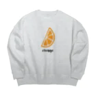 スーパーマーケット🛒のorange🍊 Big Crew Neck Sweatshirt