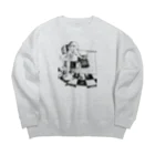 izumi_salonのカフェテリア Big Crew Neck Sweatshirt