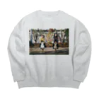 ハッピーショッピングのK+M(きめがおとまがお) Big Crew Neck Sweatshirt