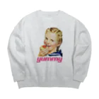 KUSUKUSU-COMPANYのヤミー！ Big Crew Neck Sweatshirt