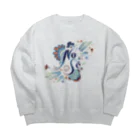 IZANAMI by Akane YabushitaのNo Sé Big Crew Neck Sweatshirt