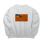 purple cigarettesのbig orange  Big Crew Neck Sweatshirt