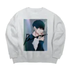 Ran.のBOY FRIEND Big Crew Neck Sweatshirt