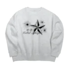 YASのYAS Tribal Design Logo Big Crew Neck Sweatshirt