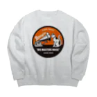 音楽酒場 ブギのブギねこ Big Crew Neck Sweatshirt